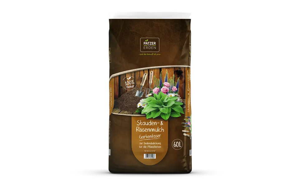Patzer Erden Stauden- & Rosenmulch – Gartenfaser
